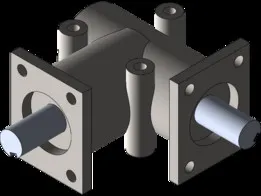90 Degree Angle Gear Box - 0.625 Shaft