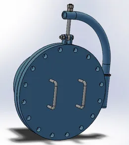 MANHOLE COVER DAVIT 150#, 16"