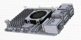 Raspberry Pi 5 + Stock Active cooler