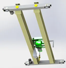 3T Span 9m - 2 beam girder-overhead crane