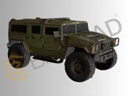Hummer H1 Car – 3D Printable CAD Model | SolidWorks Vehicle Design
