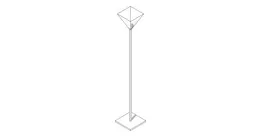 Low-Poly Floor Lamp