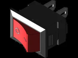 Mini ON/OFF rocker switch 2 pins