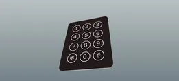 PCB -based Membrane keypad