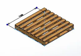 PALLET WOOD WD1100xH141
