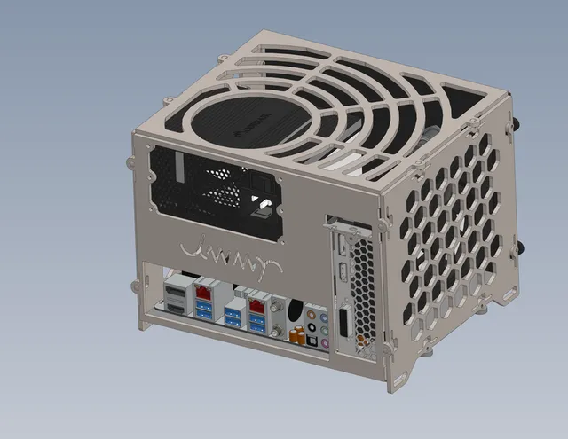 6 liter ITX Gaming Computer Case — Фото 15 из 17