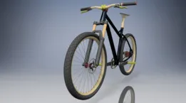 Steel 29" / 27.5" / B+ hardtail MTB bike with 150 mm suspension fork