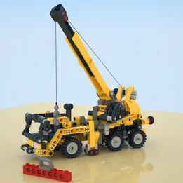Lego Technic set 8067-Mini Mobile Crane