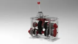 3D Printed Synchro Gearbox
