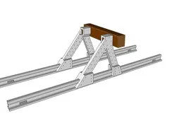 Model Railway Buffer Stop (1:32, OpenRailway)