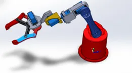 Articulated Robotic Arm with Gripper