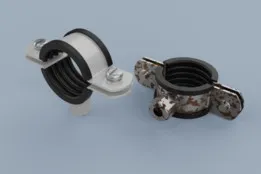 Pipe Clamp With Rubber Profile & Nut 1 1/4" / Хомут трубный с резиновым уплотнителем и гайкой 1 1/4"
