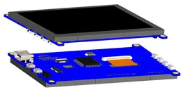 Raspberry Pi 5 inch Capacitive Touch Screen 800x480 HDMI USB Interface