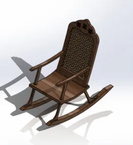 Traditional Filipino Styled Rocking Chair