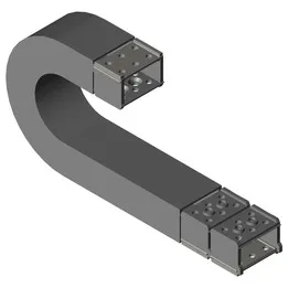 E1 one piece strip style e-chain – for low duty applications