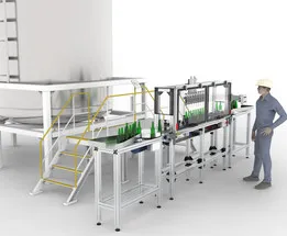 Automatic beer filling machine (Festo, Bosch)