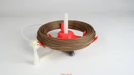 Universal stand-alone filament spool holder (Fully 3D-printable)