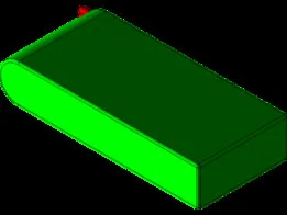 GForce 20C 1000mAh 2S 7.4V LiPO Battery