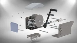 Winch - hand crank rescue, Fall Protection