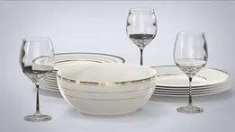 Plates and glasses