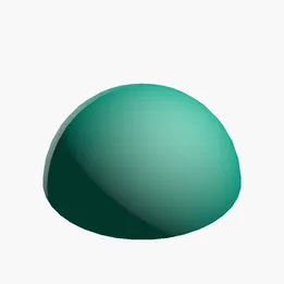 Parametric Hemisphere Generator (STEP, Customizable, CNC & 3D Printing)