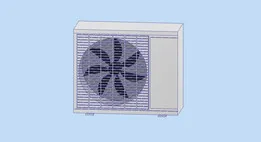 12K BTU Mini Split Outdoor and Indoor Units