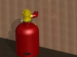 Fire Suppression System Chemetron Cylinder FM-200