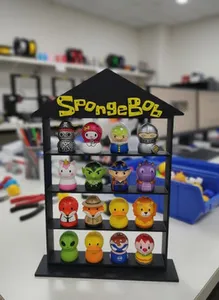 SpongeBob Themed Multi-Tier Display Stand for Minifigures & Toys