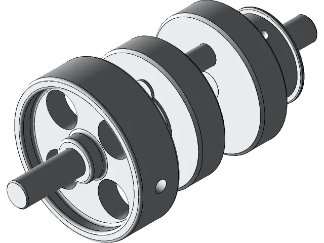 V-SHAPED DOUBLE ACTING STEAM ENGINE — Image 7 of 41