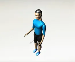 ARTICULATED HUMAN BODY