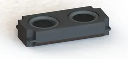 2Pcs Audio Portable Speakers 10045 LED TV Speaker 8 Ohm 5W Double Diaphragm Bass