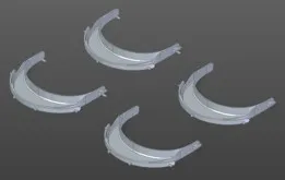 RC3 Compatible Face Shield for 0.8mm Nozzle - Closed Top