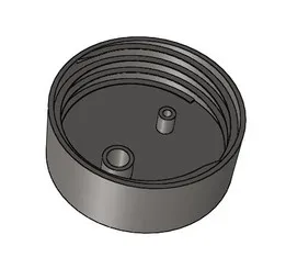 50 ml VWR centrifuge tube lid - threaded with tube inlets