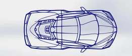 Corvette C8 Top Silhouette