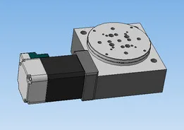 Rotary table with servo drive