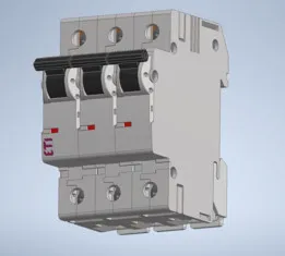 ETI ETIMAT 6 3P C32 (002145519) – Miniature Circuit Breaker – 3D CAD Model