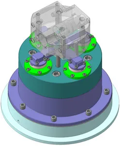 special pneumatic chuck for 5-axis milling machine