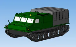 All-terrain vehicle layout
