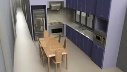 Kitchen Area Design (Floor 01 - 09)