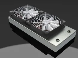 Watercooling radiator and fan