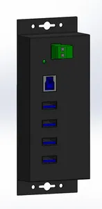 StarTech.com 4-Port Metal Industrial SuperSpeed USB 3.0 Hub with Surge Protection