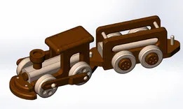 Паровоз. Игрушка. / Locomotive. Toy.