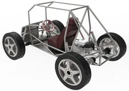 Go-cart vehicle (SAE Baja)