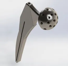 Human Hip Prosthesis – Full-Scale, High-Fidelity 3D Model