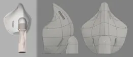 Mask for Respirator-Free Reanimation Venturi's Valve