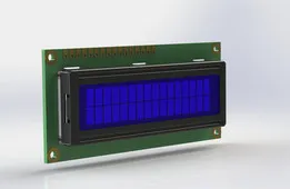 16x2 character LCD display