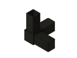 Nylon corner for ALU profiles 20x20x1,5