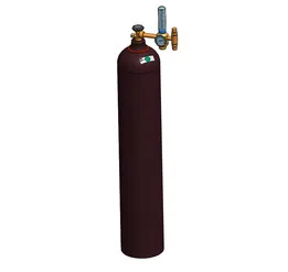 Helium K Gas Bottle/Cylinder