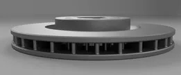 Volvo S60 R brake rotor - front