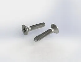 M4 screw with machine thread and M5 screw with wood thread
